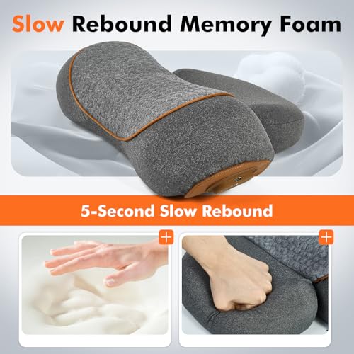 3-in-1 Neck Massage Pillow with Heat, Vibration & Cervical Traction
