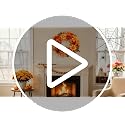 20 Inch Fall Orange Wreath with Red & Orange Accents for Front Door - Autumn Decor