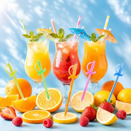 200 Pcs Colorful Cocktail Picks & Fruit Skewers for Party Food & Drinks