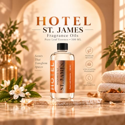 London St James Hotel Diffuser Oil - 4.06 Fl Oz, Luxury Fragrance, Pet-Friendly
