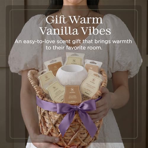 Scentsy Wax Melts Beyond Vanilla 3-Bar Set - Paraffin Cubes for Warmers