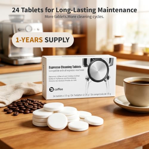 24 Pack Espresso Cleaning Tablets for Breville Machines - Coffee Machine Maintenance