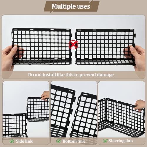 12Pcs Pet Under Bed Blocker - Plastic Couch Barrier for Cats and Dogs
