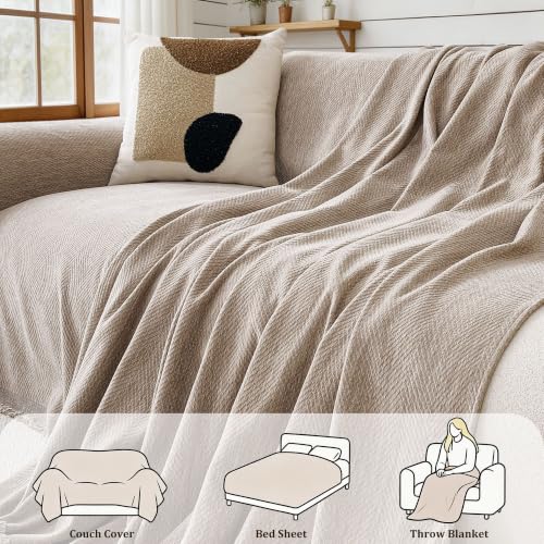 VOIR Waterproof Couch Cover for Dogs Small Loveseat - Warm Mocha, Washable