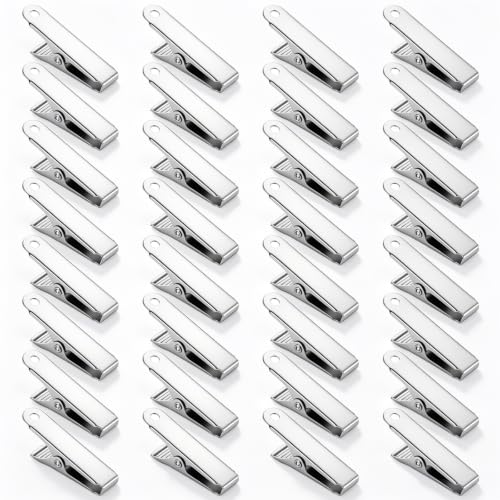 40 Pcs Metal Alligator Clips for Crafts Photo Hanging Wire Organizer