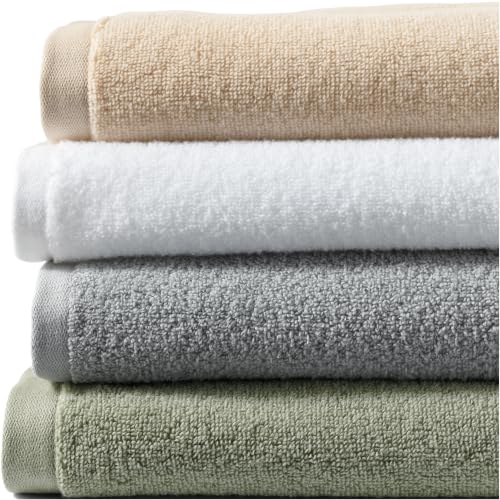 Lands' End Quick-Dry Cotton Bath Sheet - Champagne, 36x70 Inches, 1 Piece