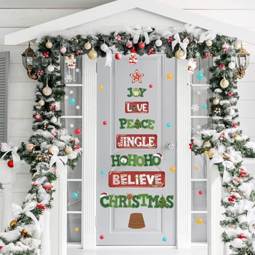 Christmas Tree Window Clings Sticker Kit - Tree Variation