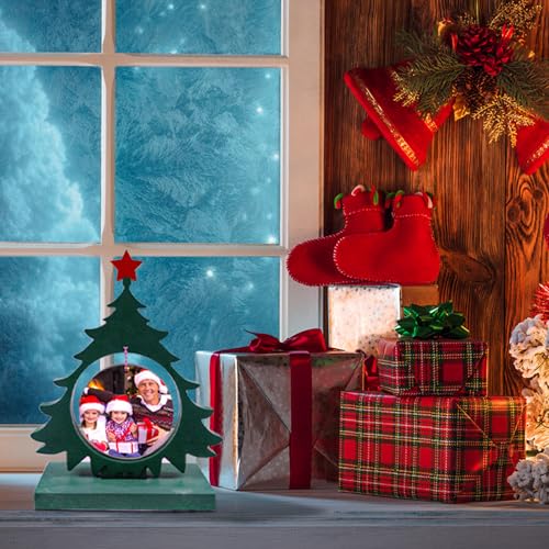 Christmas Tree Resin Photo Frame Mold - Silicone Craft Mold for Epoxy Crafts