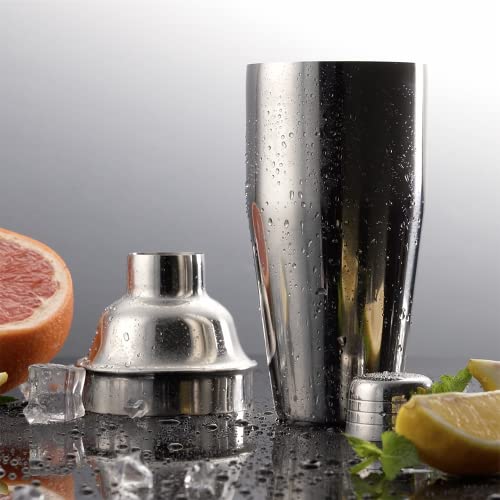 Cocktail Shaker and Jigger Set - 24oz & 2oz Bartender Barware Kit