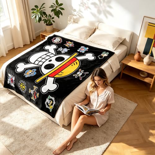 Anime Flannel Blanket for Fans 50x60 Inches Soft Cozy Gift