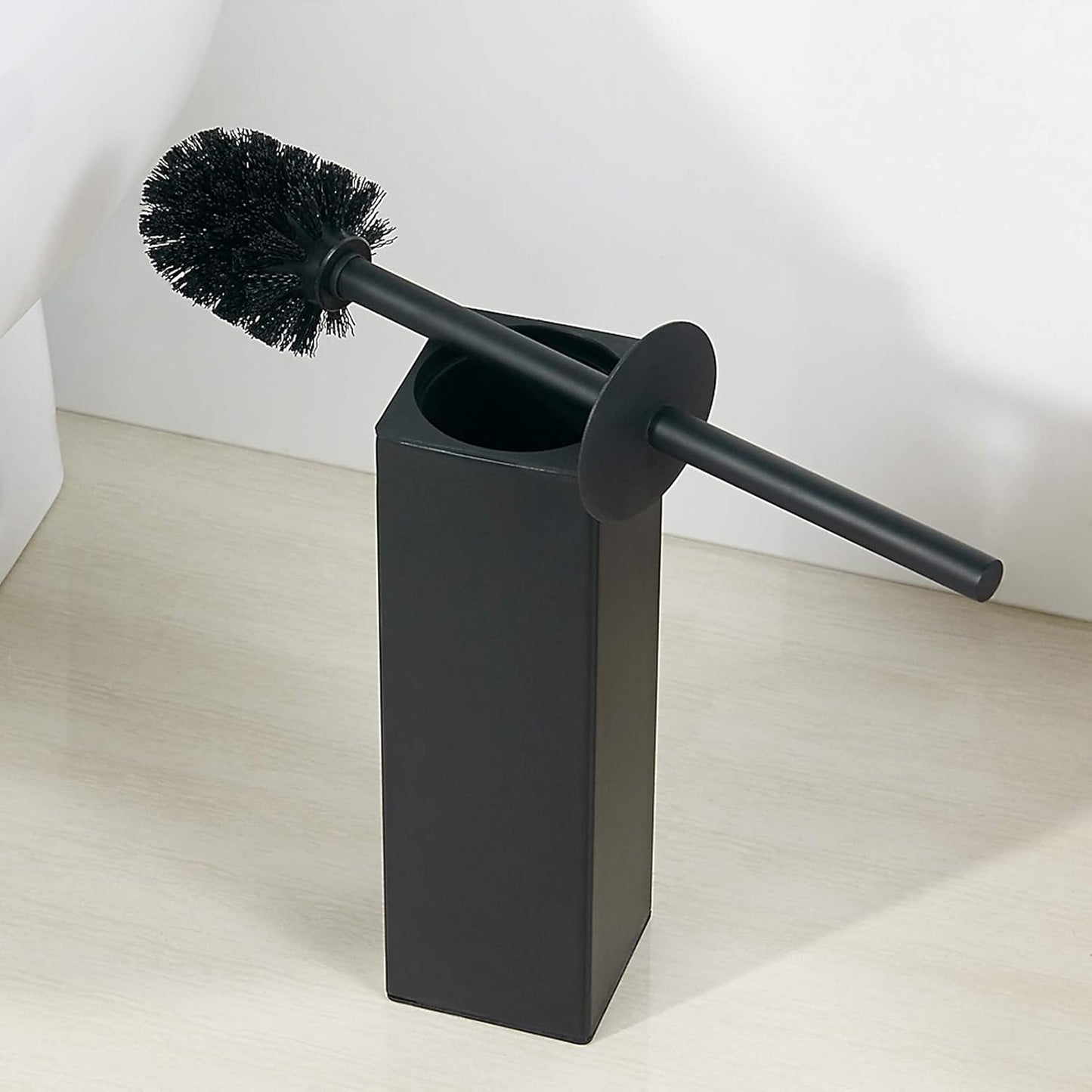Regine Switzerland Stainless Steel Toilet Bowl Brush - Sleek Holder for Bathroom Organization