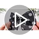 12 Pcs Black and White Christmas Bows Halloween Tree Decor Set
