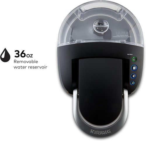 Keurig K-Compact Coffee Maker - Single-Serve K-Cup Pod Brewer with 3 Brew Sizes & 36oz Reservoir - Black