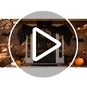 Oversized Black Bow for Halloween Door Decor - 48 Inch Wall Hanging