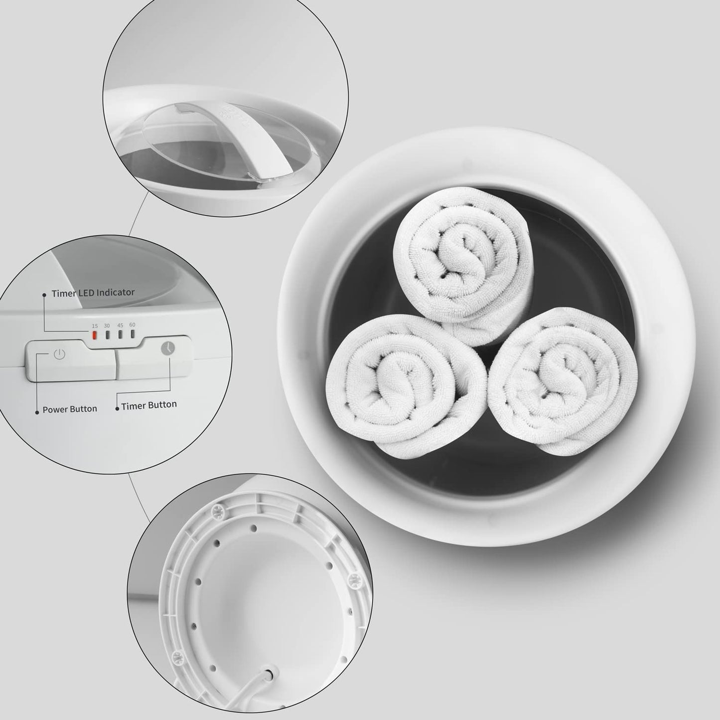 WELLUR - Towel Warmer Bucket (Medium)