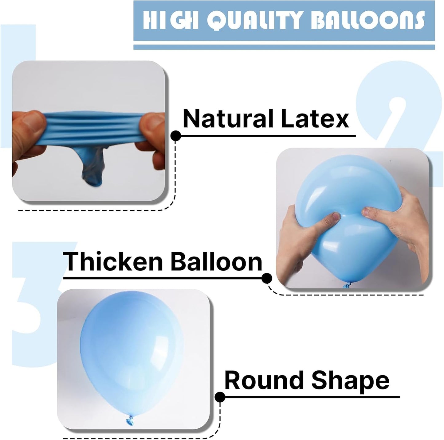 PartyWoo Pastel Rainbow Balloons - 101pcs 12 Inch Latex for Baby Showers, Engagements & Birthdays