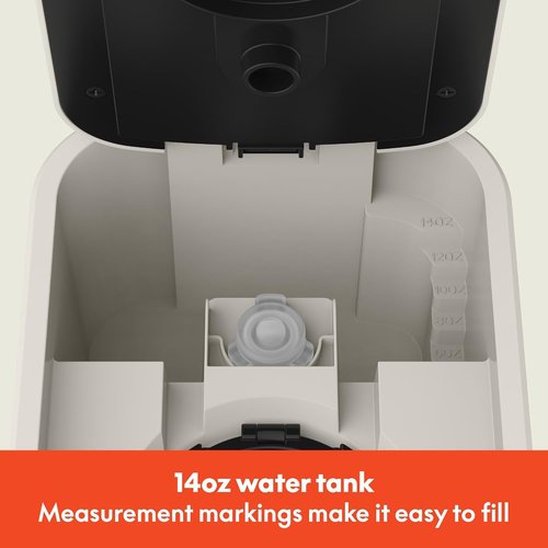 BELLA Single Serve Coffee Maker - K Cup & Ground Coffee Compatible | Adjustable Drip Tray, Auto Shutoff, Brews 6oz to 14oz