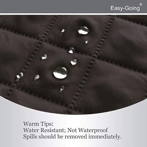 Easy-Going Recliner Chair Slipcover Reversible Sofa Cover Water Resistant Couch Cover Furniture Protector with Elastic Straps for Pets Dog (Recliner, Chocolate/Chocolate)