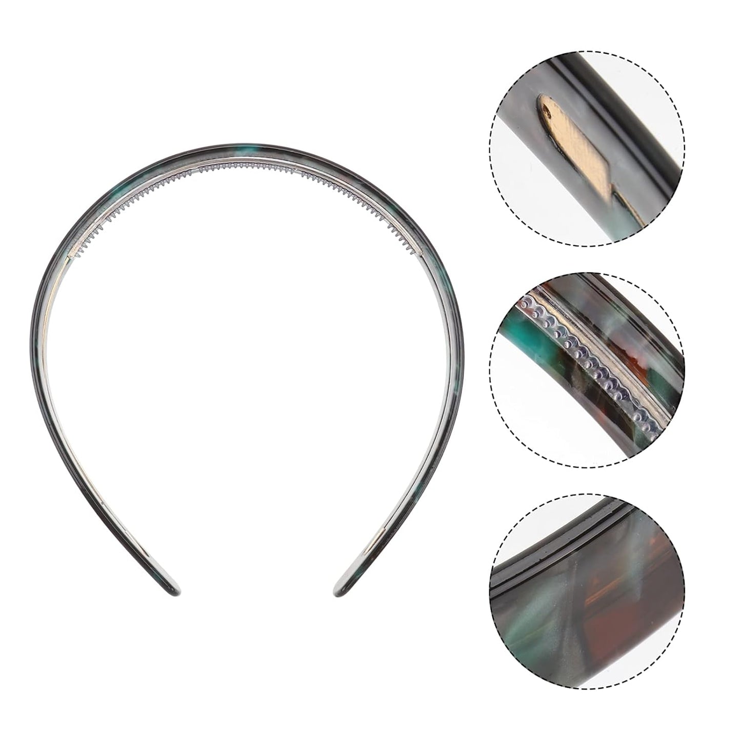 Uonlytech Hawksbill Pattern Headband - Non-Slip Hair Wrap Strips & Face Hairband | Stylish Hair Accessory