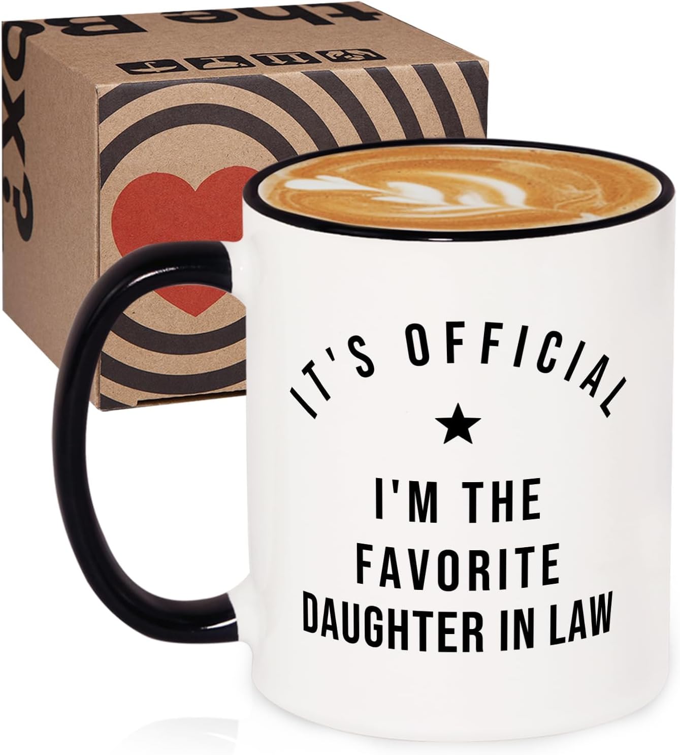 Aurahouse Daughter-In-Law Mug - Funny Mother's Day Gift from Mother-In-Law | Perfect for Birthdays & Weddings