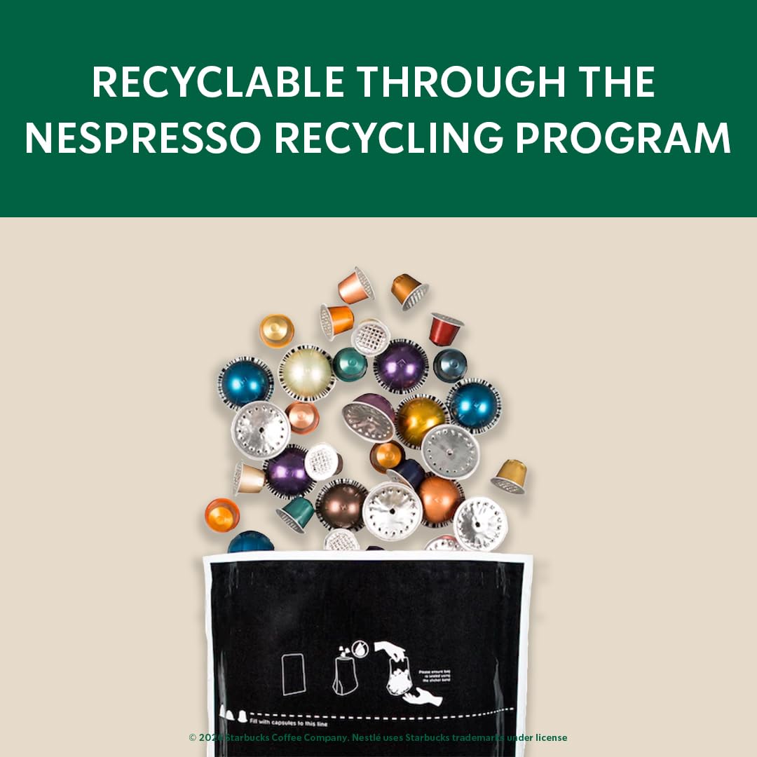 Starbucks by Nespresso Coffee Pods Variety Pack - Blonde, Medium & Dark Roast, 30-Count, 7.8 oz Brews