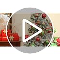 Lanpn 6 Pack 4-Inch Large Outdoor Christmas Ornaments - Red & Green Glitter String Ball Decorations for Yard & Holiday Party - Style B
