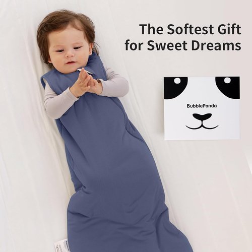 BubblePanda Modal Sleep Sack - Super Soft 0.5 Tog Toddler Blanket for Summer | 6-12 Months