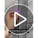 Rotating Butterfly Wall Hooks Set - Color Mixing, 6 Pack Adhesive Corner Hooks