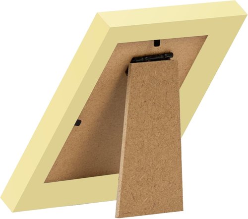 JCJMY Gold 3x4 Picture Frame - Versatile Wall Hanging or Tabletop Display with Shatter-Resistant Plexiglass