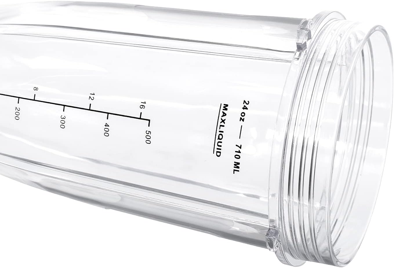 Ninja Replacement Blender Cups - 24 Oz with Lids | 2-Pack for Auto iQ Models BL480, BL482, BL642, BL682