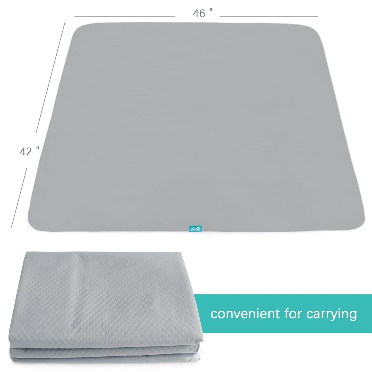 Splat Mat 2 Pack - Waterproof Anti-Slip High Chair Mats for Mess-Free Eating & Crafts | 42''×46''