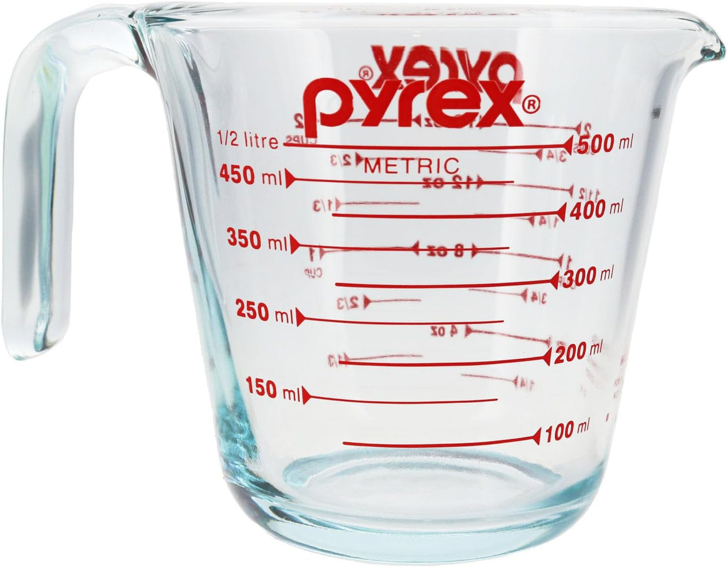 Pyrex 2 Cup Glass Measuring Cup - Durable, Made in USA for Accurate Measurements