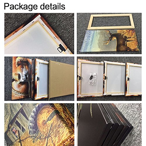 60x40 Inch Canvas Wall Art Container Ship and Crane - Ready to Hang, 5 Panels - Port Scene Artwork