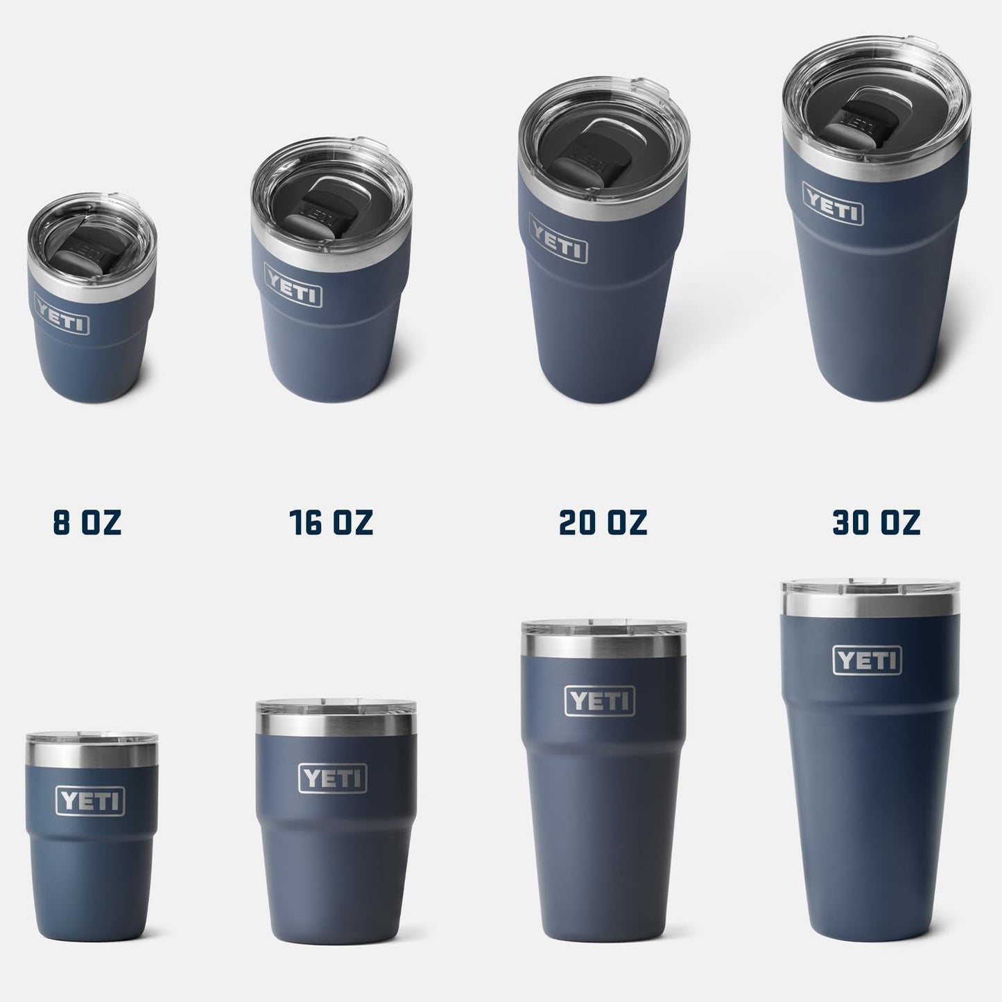 YETI Rambler 20 oz Stainless Steel Tumbler - Vacuum Insulated with MagSlider Lid for Ultimate Durability