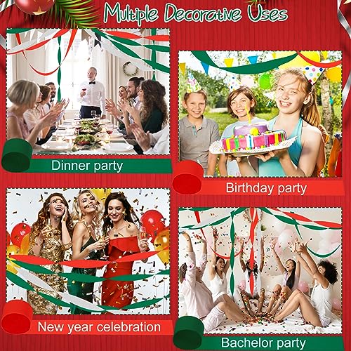 Crepe Paper Streamers 36 Rolls Party Decorations for Birthday Wedding Baby Shower
