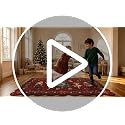 Garvee 2x6 Christmas Runner Rug - Pink Holiday Entryway Floor Mat