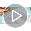 Christmas Wax Paper Sheets 12x12 Inch - Santa, Tree & Snowflake Patterns - 600 Pack with Variation Christmas Theme / 600