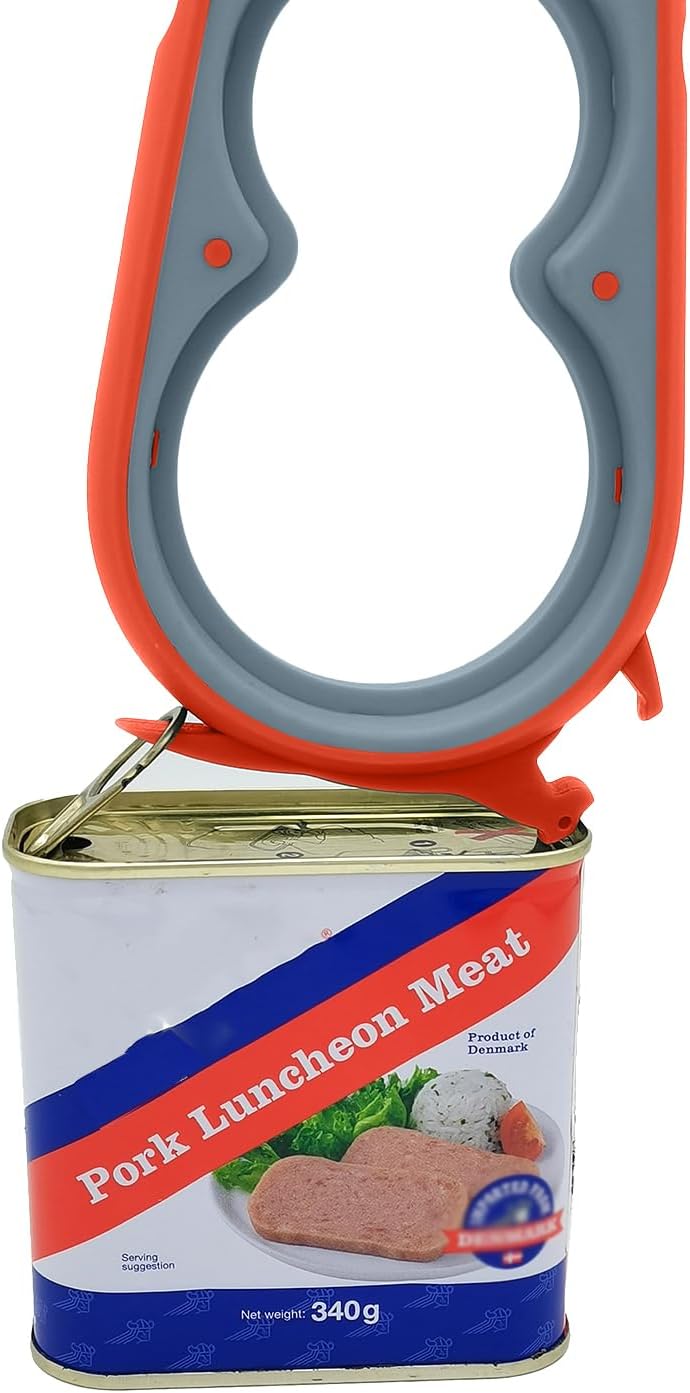 Otstar Jar Opener | Easy Grip Bottle & Can Opener for Seniors & Arthritis | Orange Color