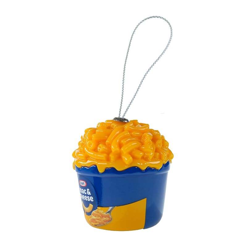 Mac N Cheese Ornament - 3 Inch Christmas Tree Decoration, Indoor/Outdoor