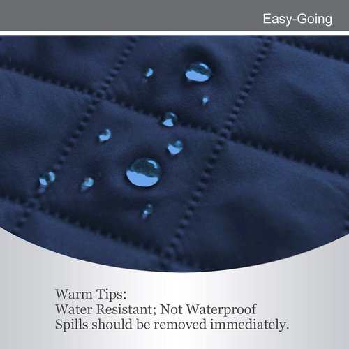 Easy-Going Recliner Chair Slipcover Reversible Sofa Cover Water Resistant Couch Cover Furniture Protector with Elastic Straps for Pets Dog (Recliner, Navy/Navy)