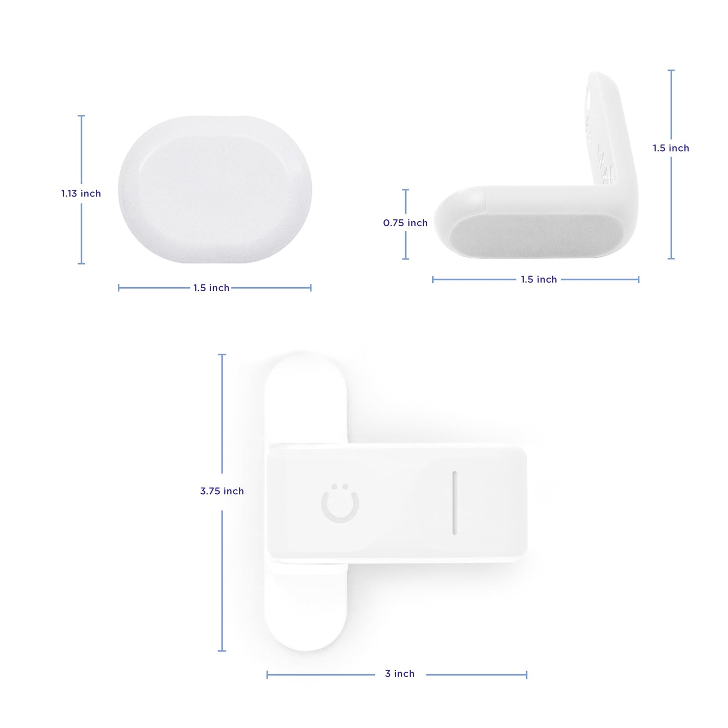Ubbi Safety Bundle, Safeguarding and Baby Proofing Set, Includes 36 Outlet Covers, 16 Table Corner Protectors and 2 Pinch Guards, Child Safety Kit, White