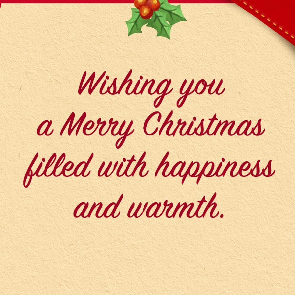 Prime Greetings Christmas Card for Sister and Brother-in-Law - Eco-Friendly, Thick Card Stock, 5in x 7.75in