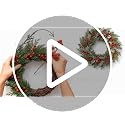 Artificial Red Berry Stems for Christmas Decorations, 6.5 Inch Holiday Wreaths & Arrangements - 40 Pack