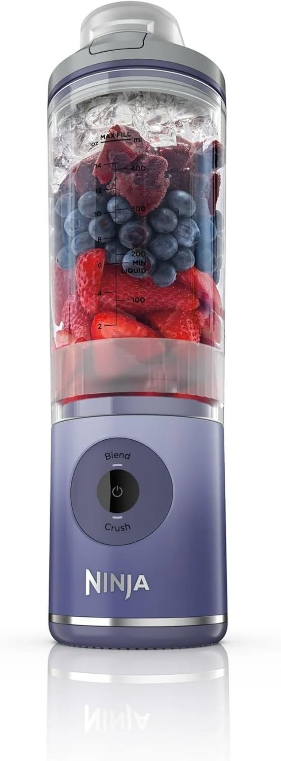 Ninja BC200LD Blast Max Cordless Blender - Perfect for Smoothies & Frozen Drinks, 20 oz. Lavender