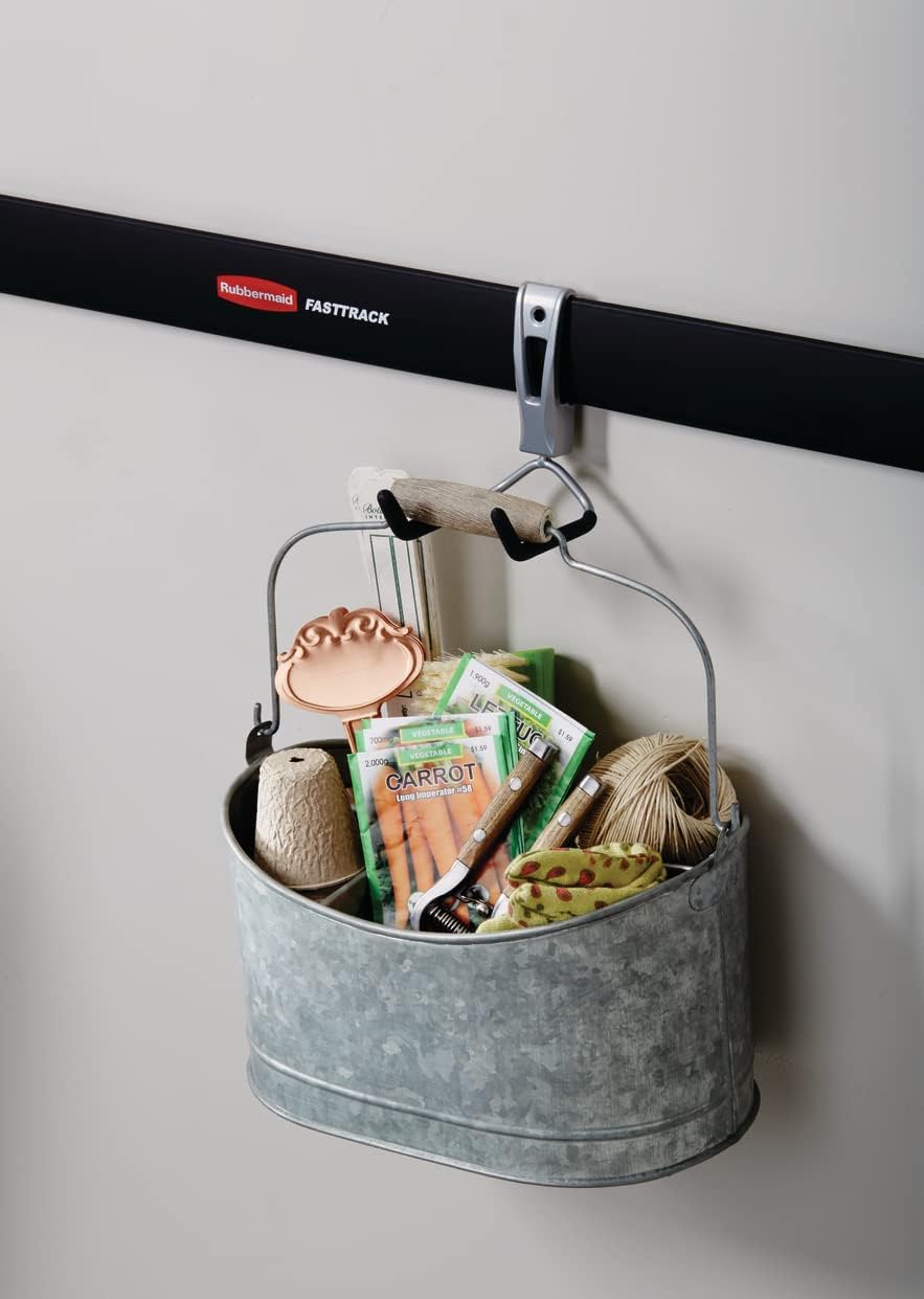 Rubbermaid FastTrack Cord Hook - Heavy Duty Garage Organizer for Cords, Ropes & Hoses