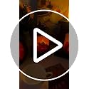 Black Fireplace Lanterns Decorative Small LED Flame Effect Lamp