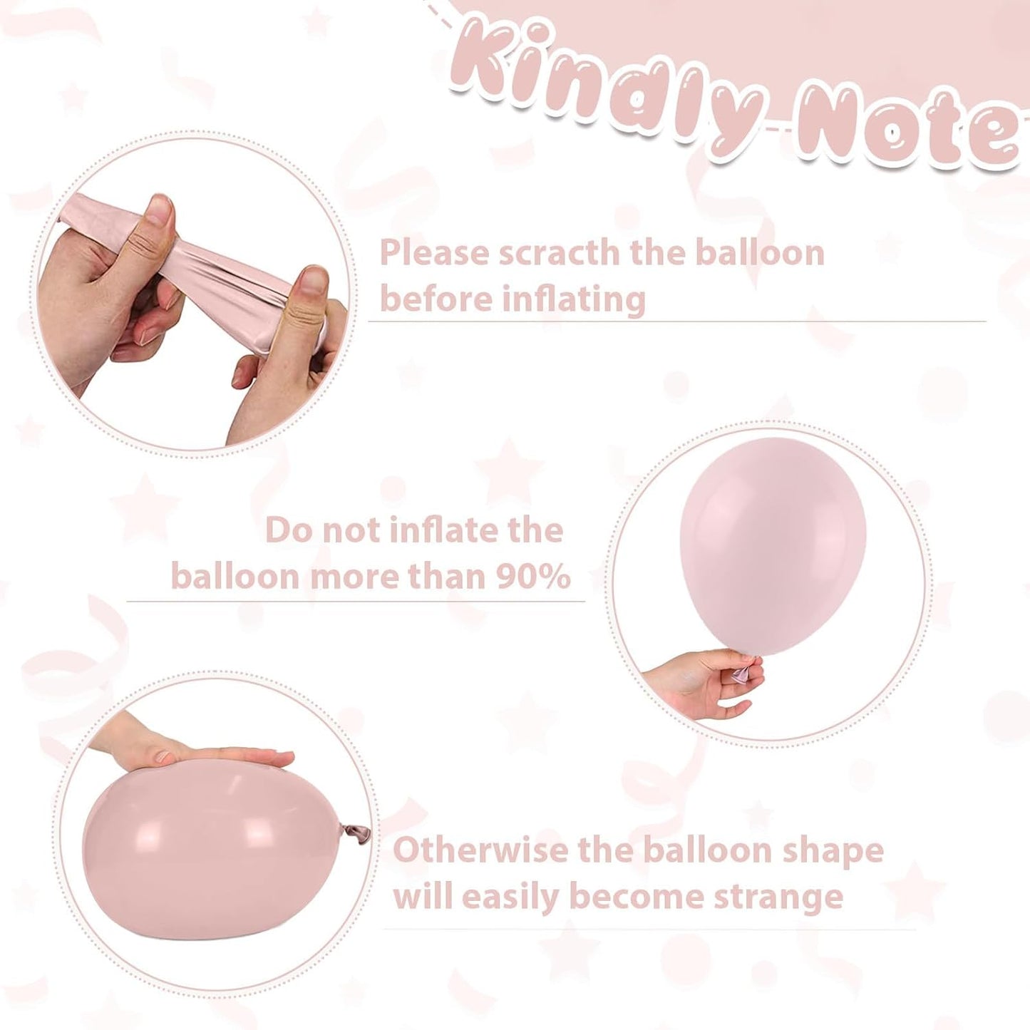Regine Switzerland 50PCS Gender Reveal Balloon Set - Dusty Pink & Mist Blue 12-Inch Balloons for Baby Shower Decor