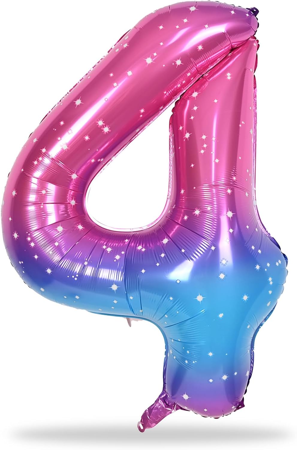 Skiennix Gradient Rainbow Balloons - 40 Inch Large Self-Inflating Foil Number Set 0-9 for Birthday Parties