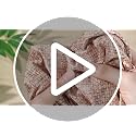 Ruffled Skirt Dining Chair Covers Set - 4 Pack Linen-Look Stretch Covers