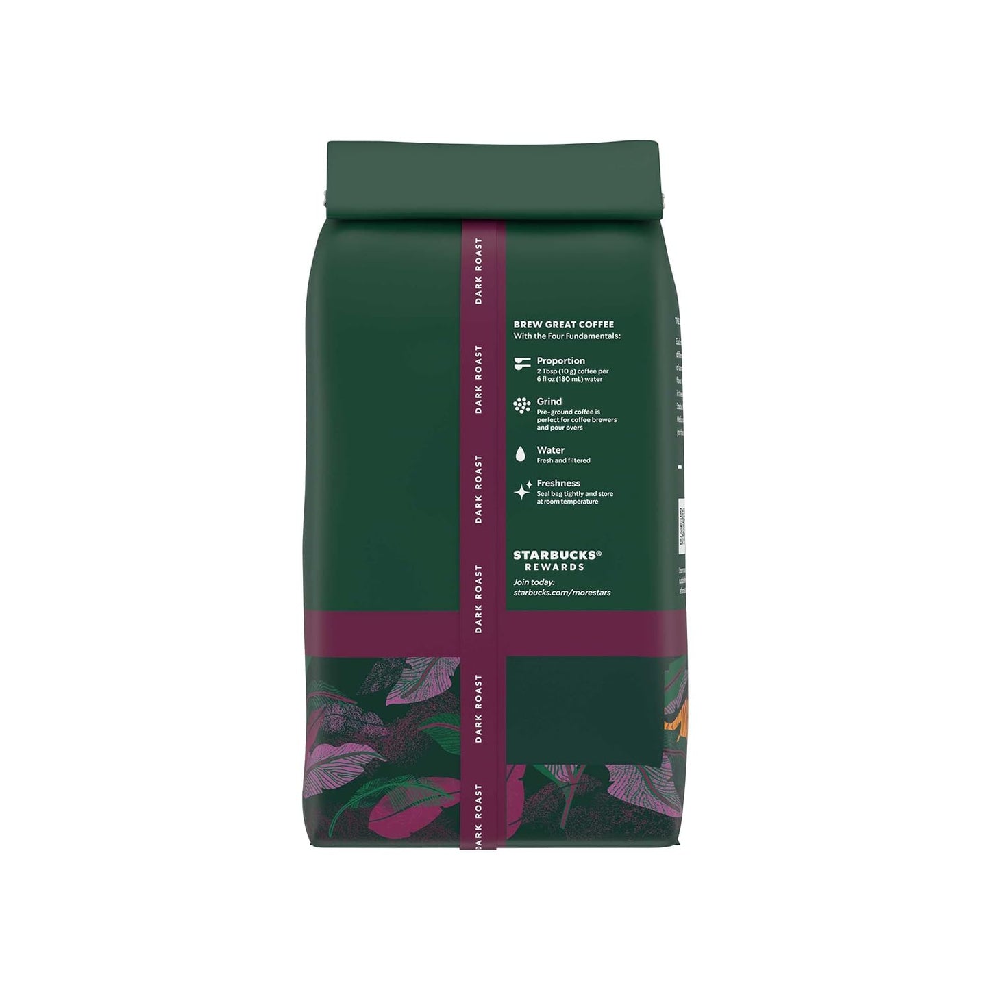 Starbucks Ground Coffee - Dark Roast Single-Origin Sumatra | Six 18 oz Bags for Hot or Iced Brew